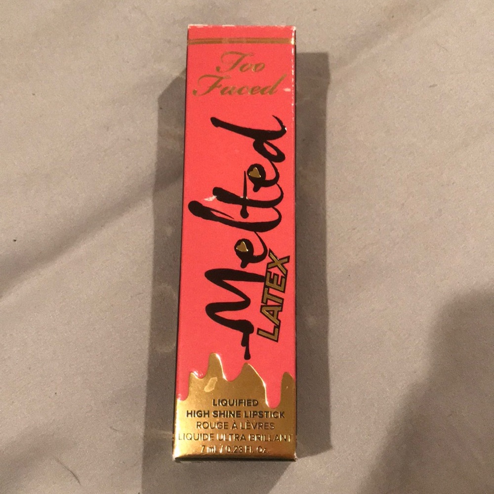 Too Faced melted latex lipstick